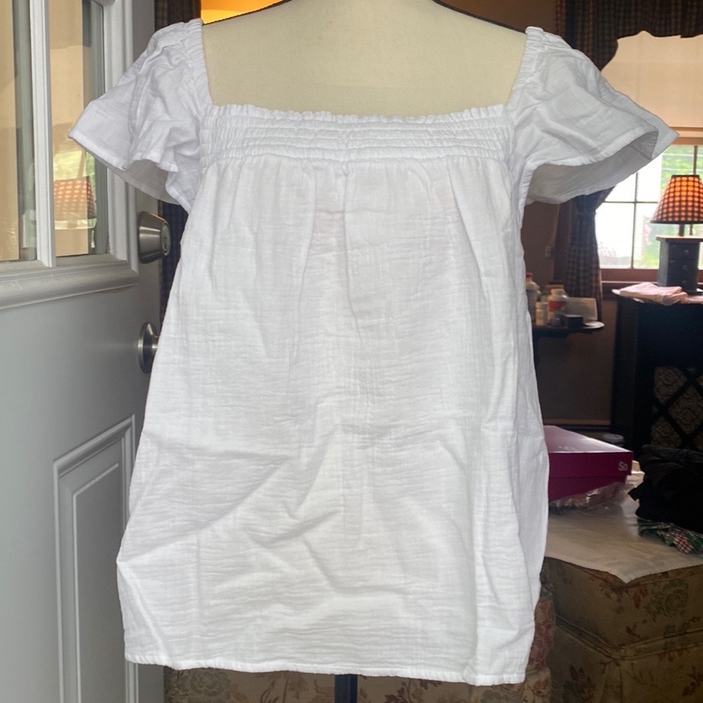 NWOT white top from JCrew